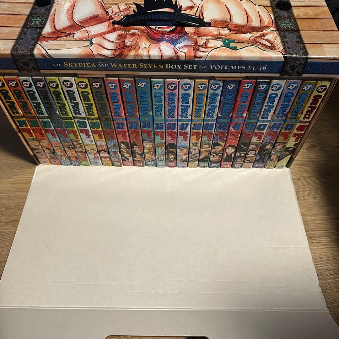 英語版ワンピース 漫画 1-46巻 セット ポスター&冊子付 ONE PIECE