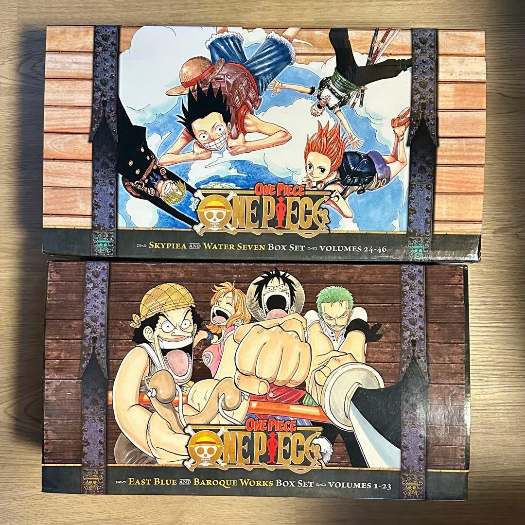 英語版ワンピース 漫画 1-46巻 セット ポスター&冊子付 ONE PIECE