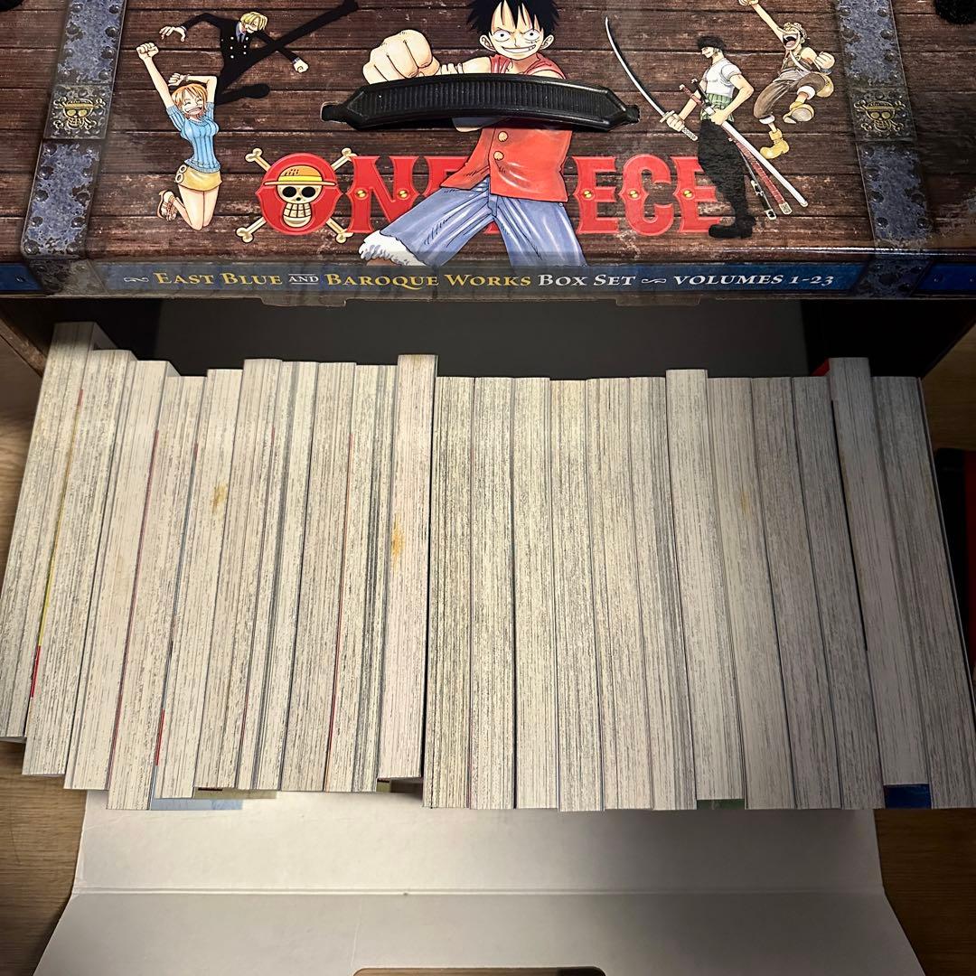 英語版ワンピース 漫画 1-46巻 セット ポスター&冊子付 ONE PIECE