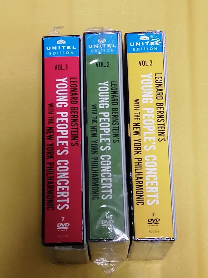 レナード・バーンスタイン ヤング・ピープルズ・コンサート DVD 3巻セット