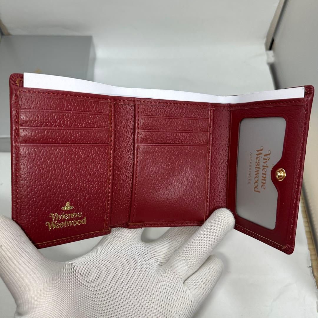 【人気！新品】Vivienne Westwood 三つ折り財布 レッド 赤