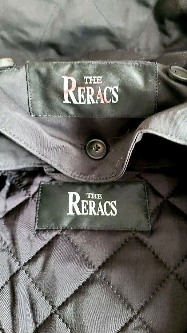 THE RERACS　 ブラック ロング モッズコート