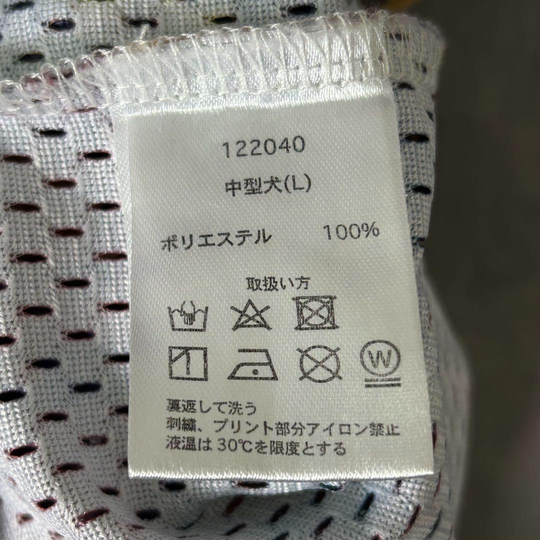 GALFY New York 総柄 メッシュ ゲームシャツ 刺繍ロゴ L