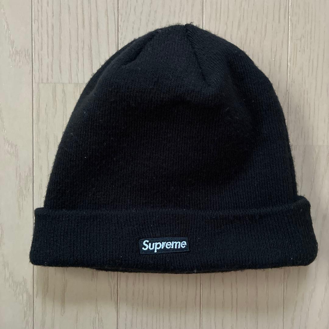 A*o様 Supreme シュプリーム ニット帽 ビーニー ブラック New E