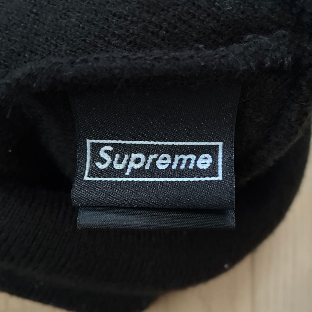 A*o様 Supreme シュプリーム ニット帽 ビーニー ブラック New E