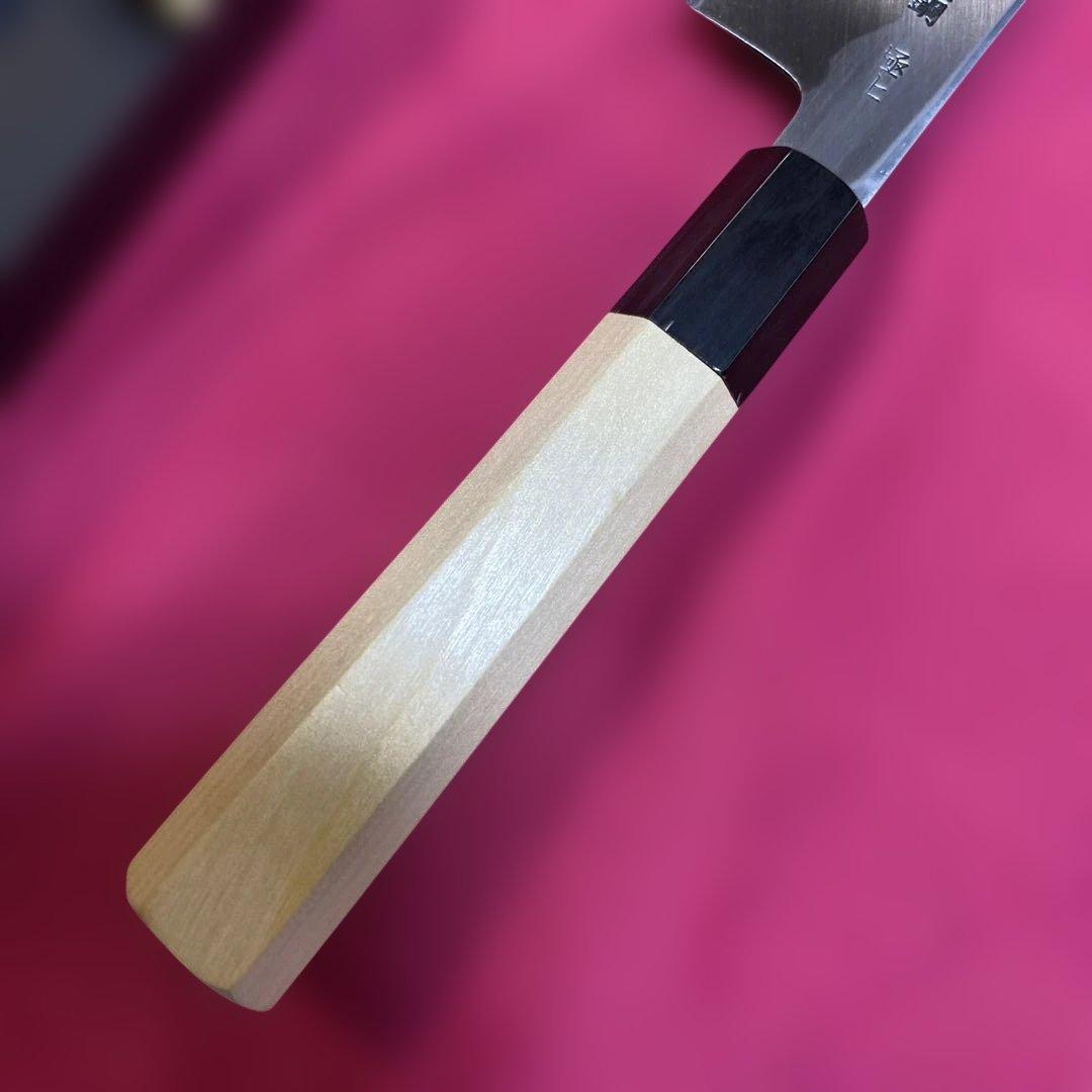 青二鋼　ケンムキ包丁　180㎜ 6寸