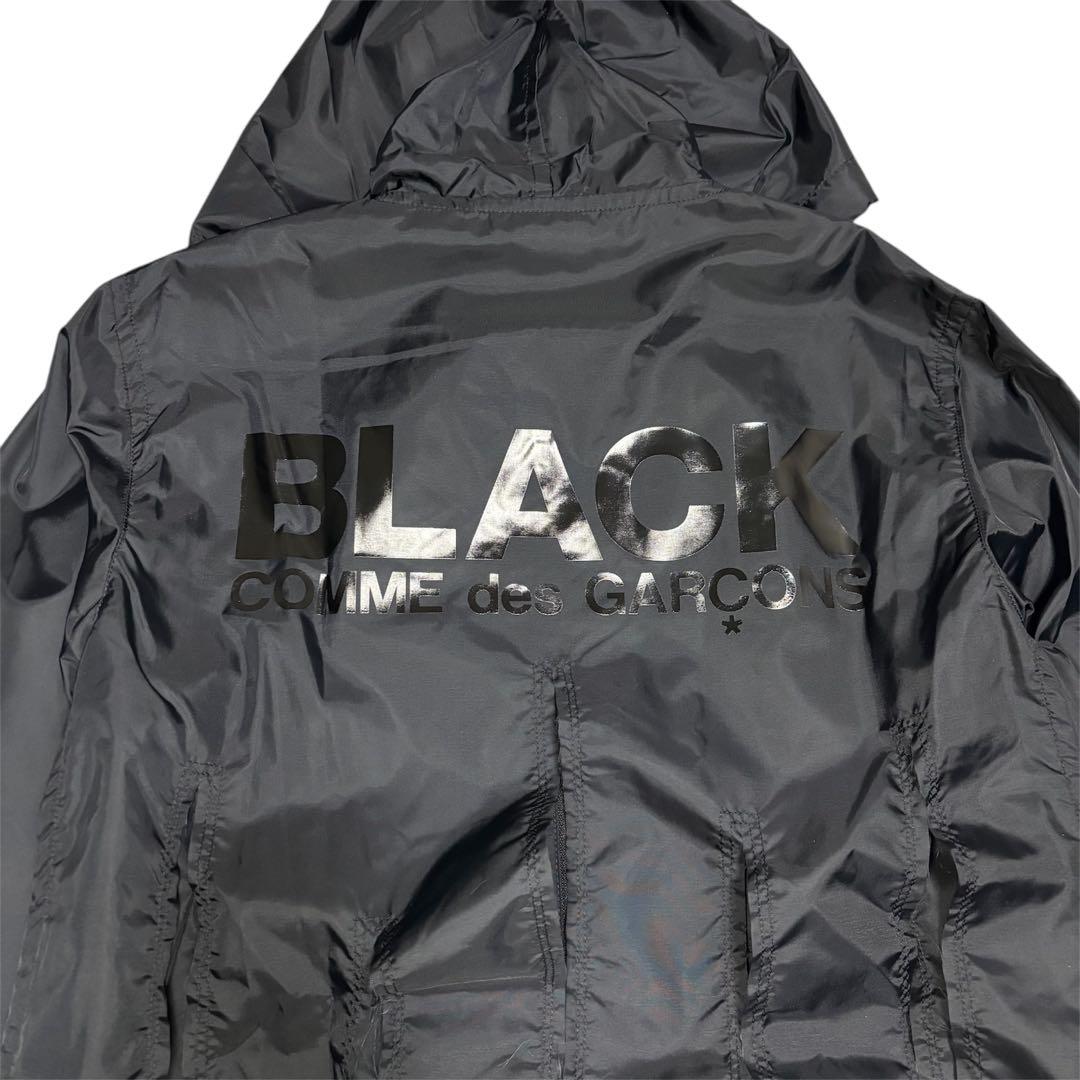 BLACK COMME des GARCONS 19AW 短冊ナイロンコート