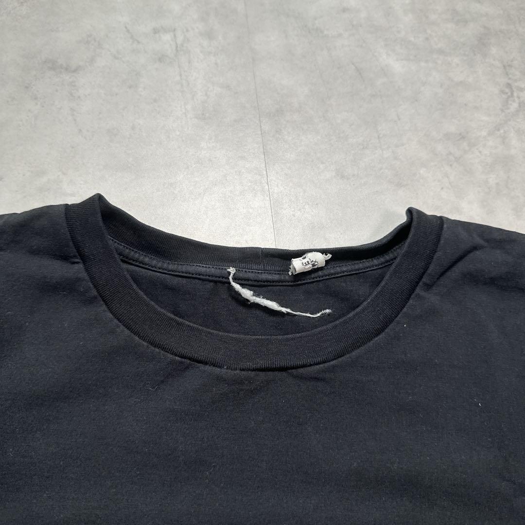 CELINE セリーヌ センターロゴ Tシャツ ブラック 半袖 カットソー.