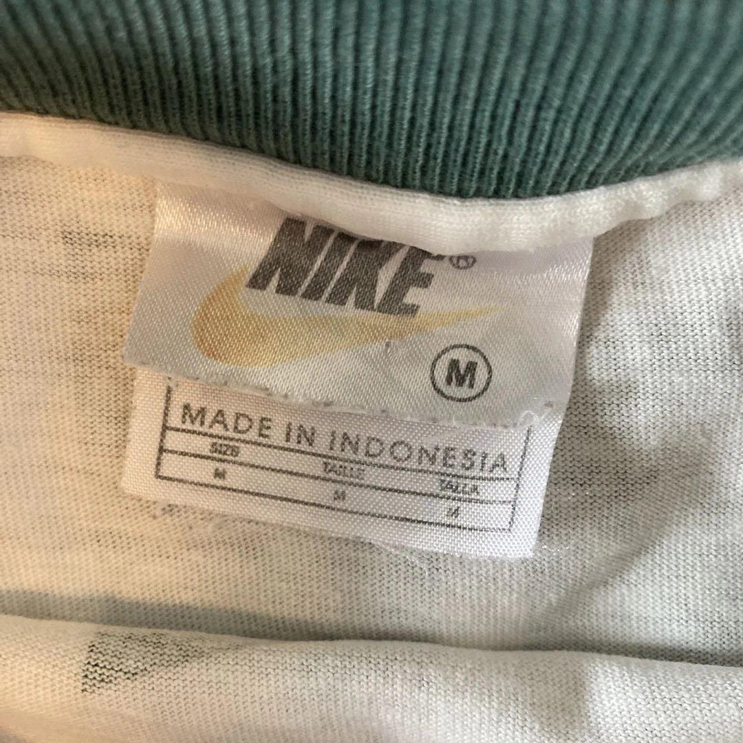 キ*ン様 Nike ロゴ Tシャツ M ホワイト/グリーン