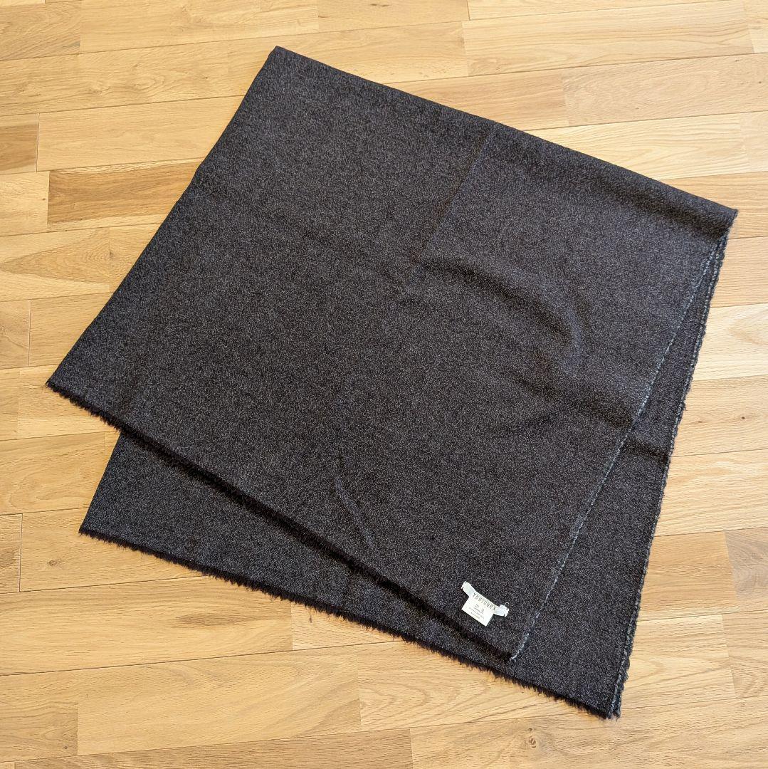TOUJOURS トゥジュー 　ウール　シルク　カシミヤ混　大判 ストール