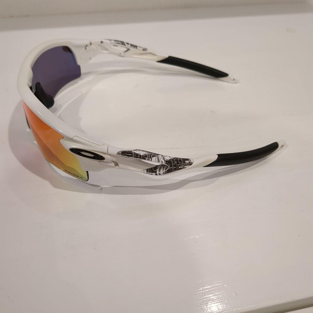 Oakley スポーツサングラス ホワイトフレーム