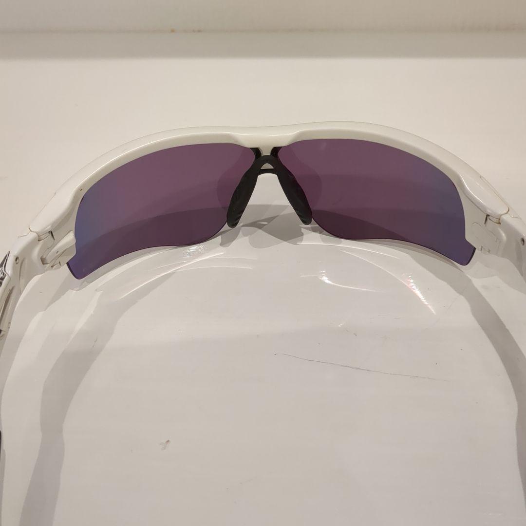 Oakley スポーツサングラス ホワイトフレーム