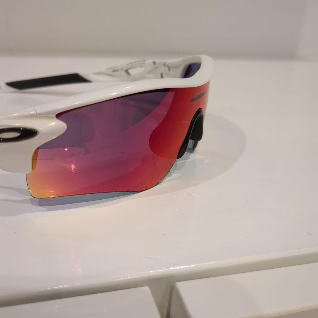 Oakley スポーツサングラス ホワイトフレーム