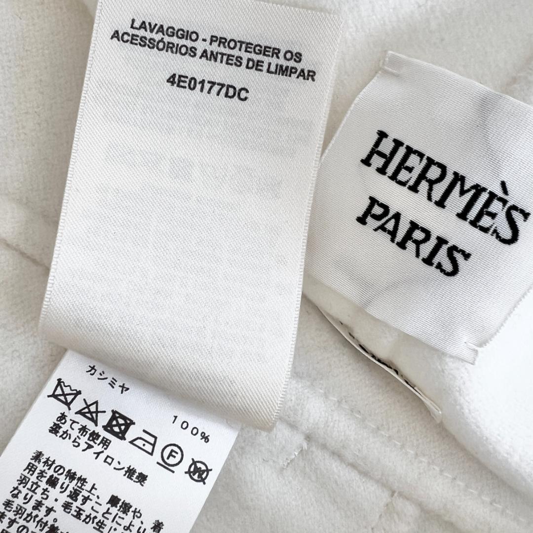 新品同様★HERMES★2025★カシミヤ★ベルト付★ジレ★コート