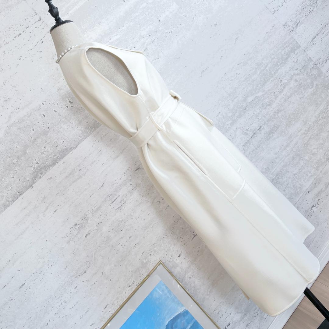 新品同様★HERMES★2025★カシミヤ★ベルト付★ジレ★コート