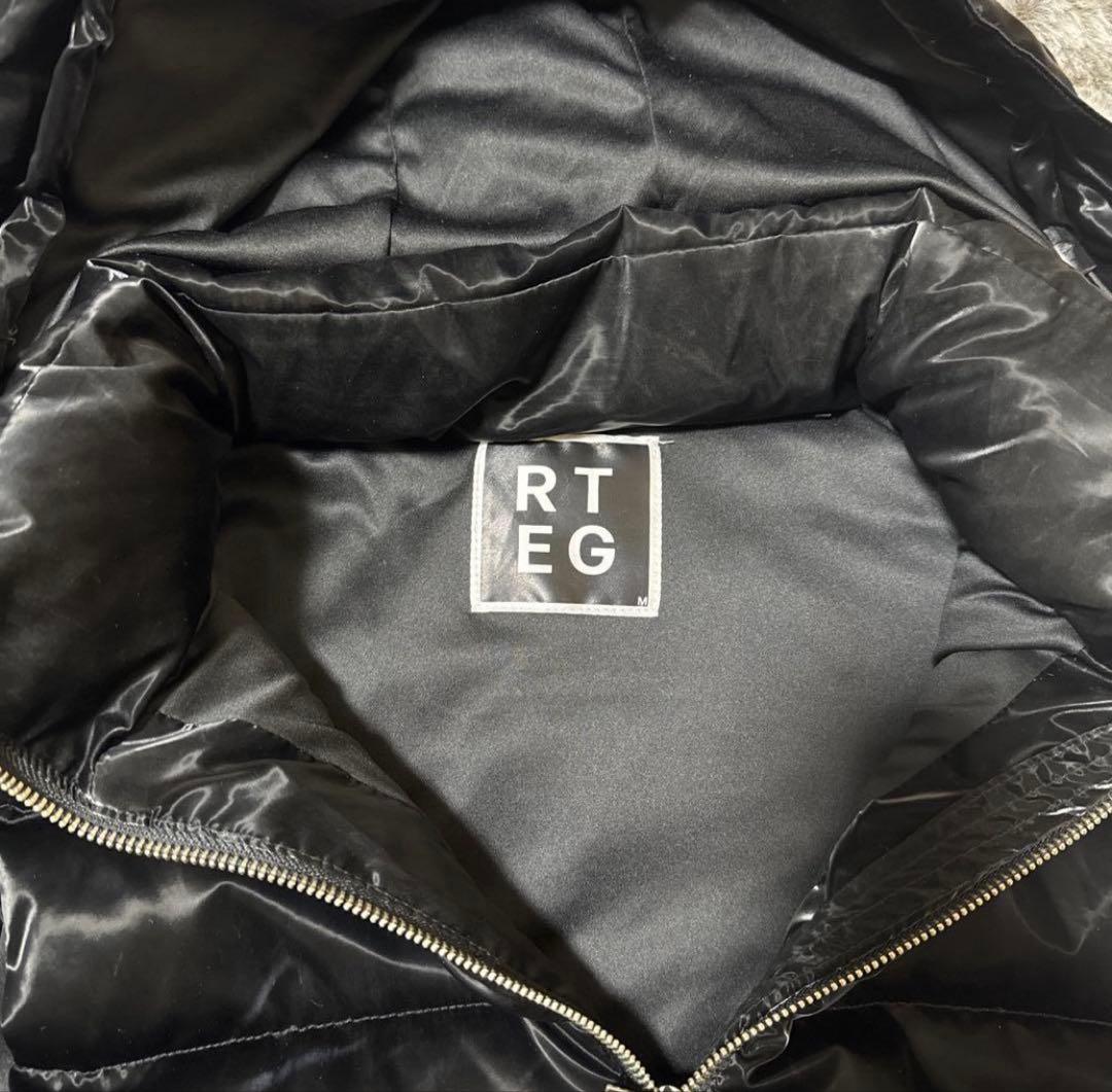 【即完売品】RTEG ブラック ダウンベスト