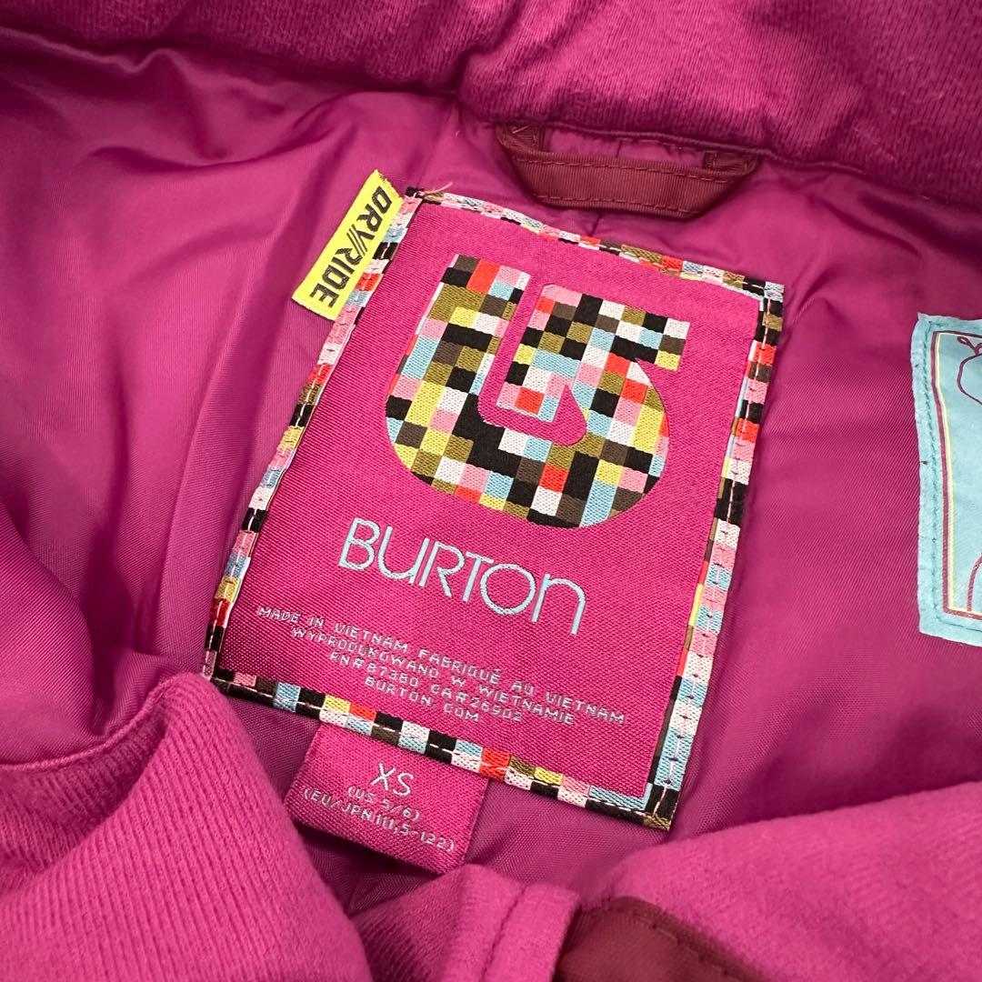 【美品】BURTON / バートン 子供用スノーボードウェア（ドット柄）