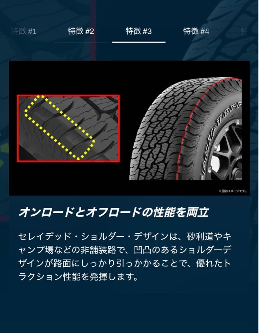 BFGoodrich Trail Terrain 235/70R16 4本