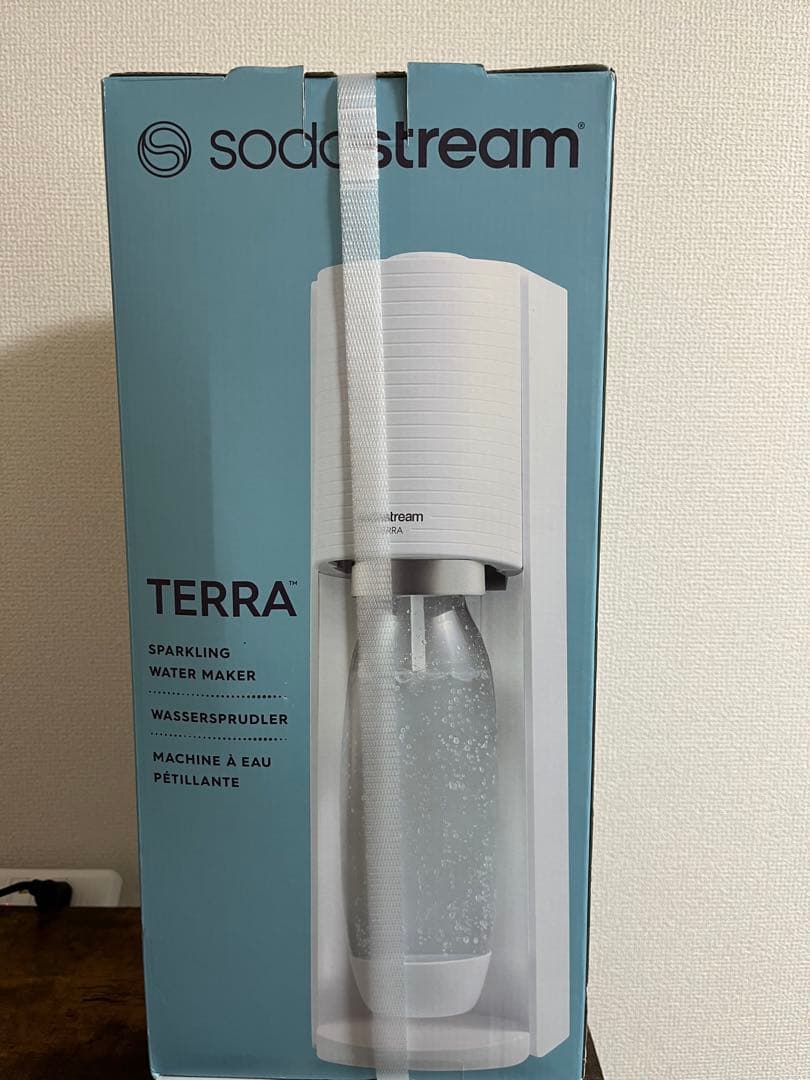 新品　ソーダストリーム　TERRA スターターセット　炭酸水メーカー ホワイト