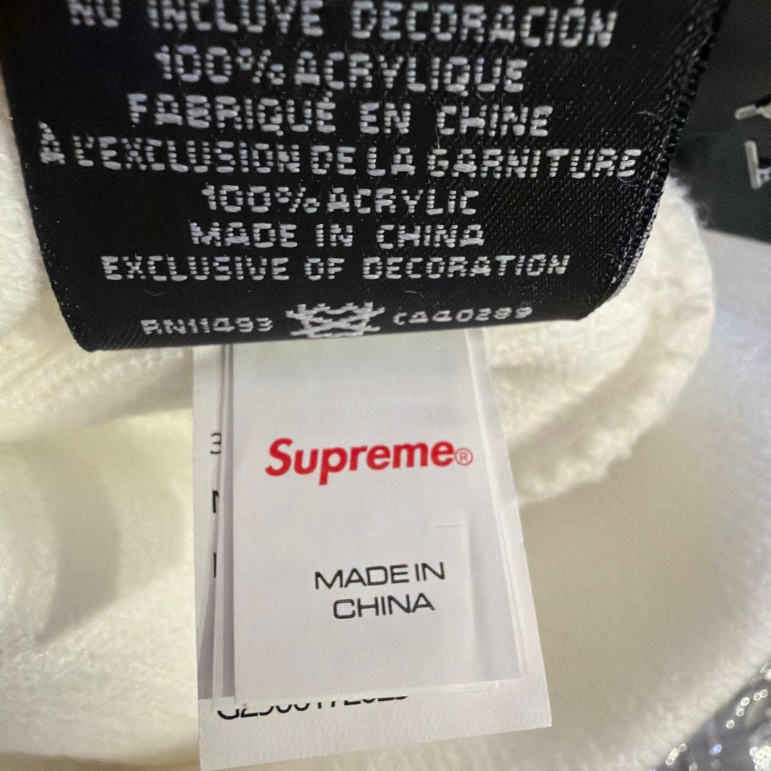 supremeシュプリーム×New Era ボックスロゴビーニー白×ピンク