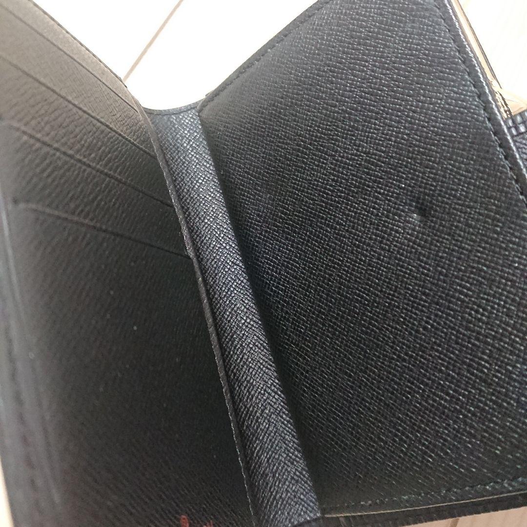 Louis Vuitton 二つ折り財布 黒 エピ ブラック がま口