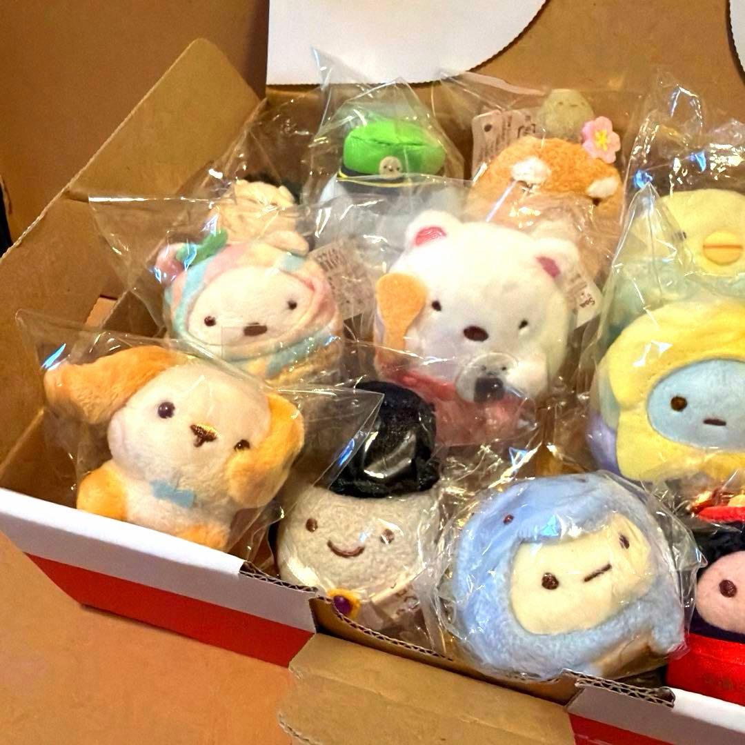 【限定品有り】＊すみっコぐらし　てのりぬいぐるみ　まとめ売り（計14点）