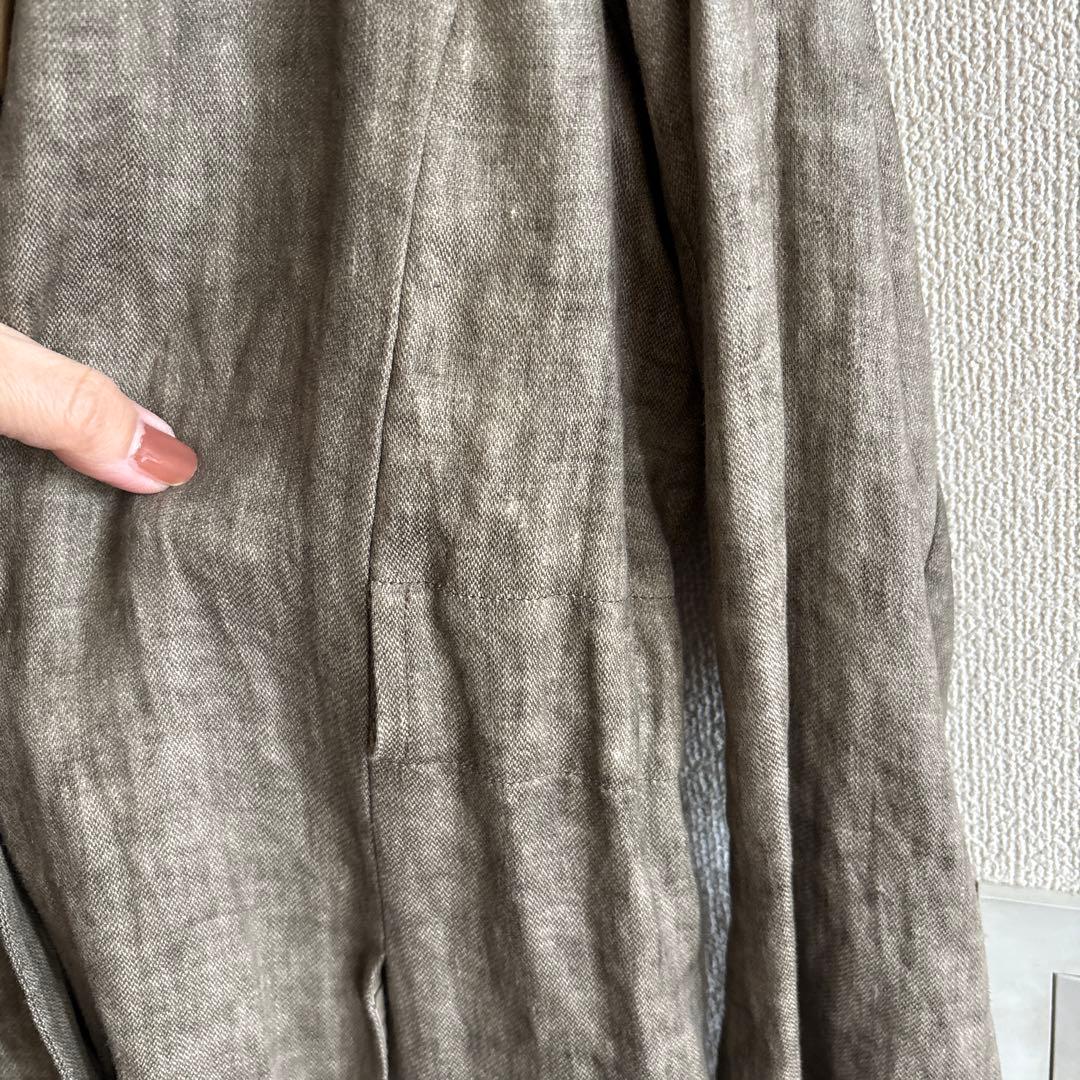 コテラック　リネントレンチコート