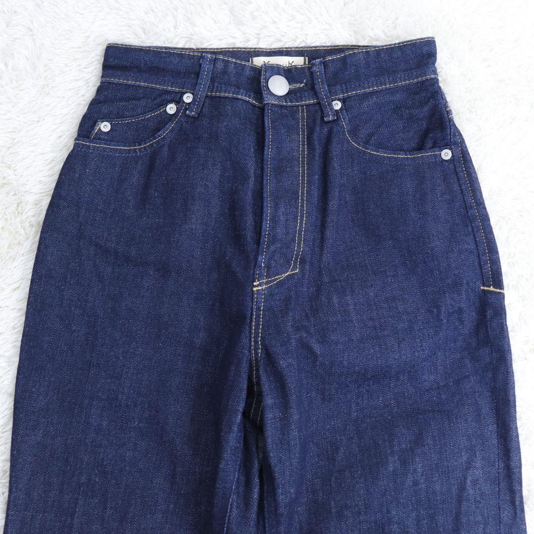 美品　YANUK　Ann ボーイズテーパード　デニム　W23