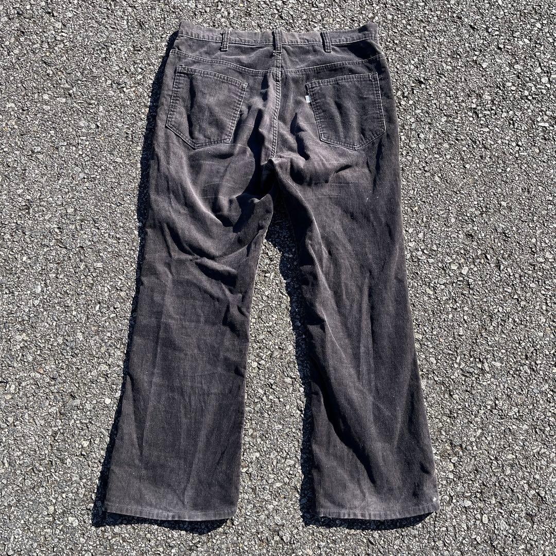 Levi's 517 コーデュロイ黒 タロン USA製 80s 白タグ38×31