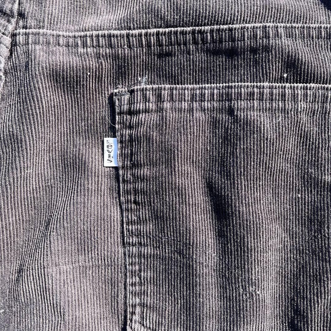 Levi's 517 コーデュロイ黒 タロン USA製 80s 白タグ38×31