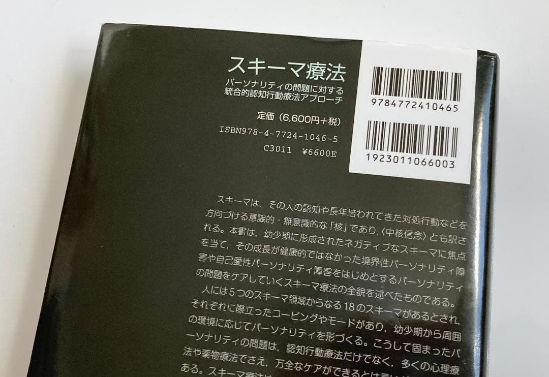 スキーマ療法 パーソナリティの問題に対する統合的認知行動療法アプローチ