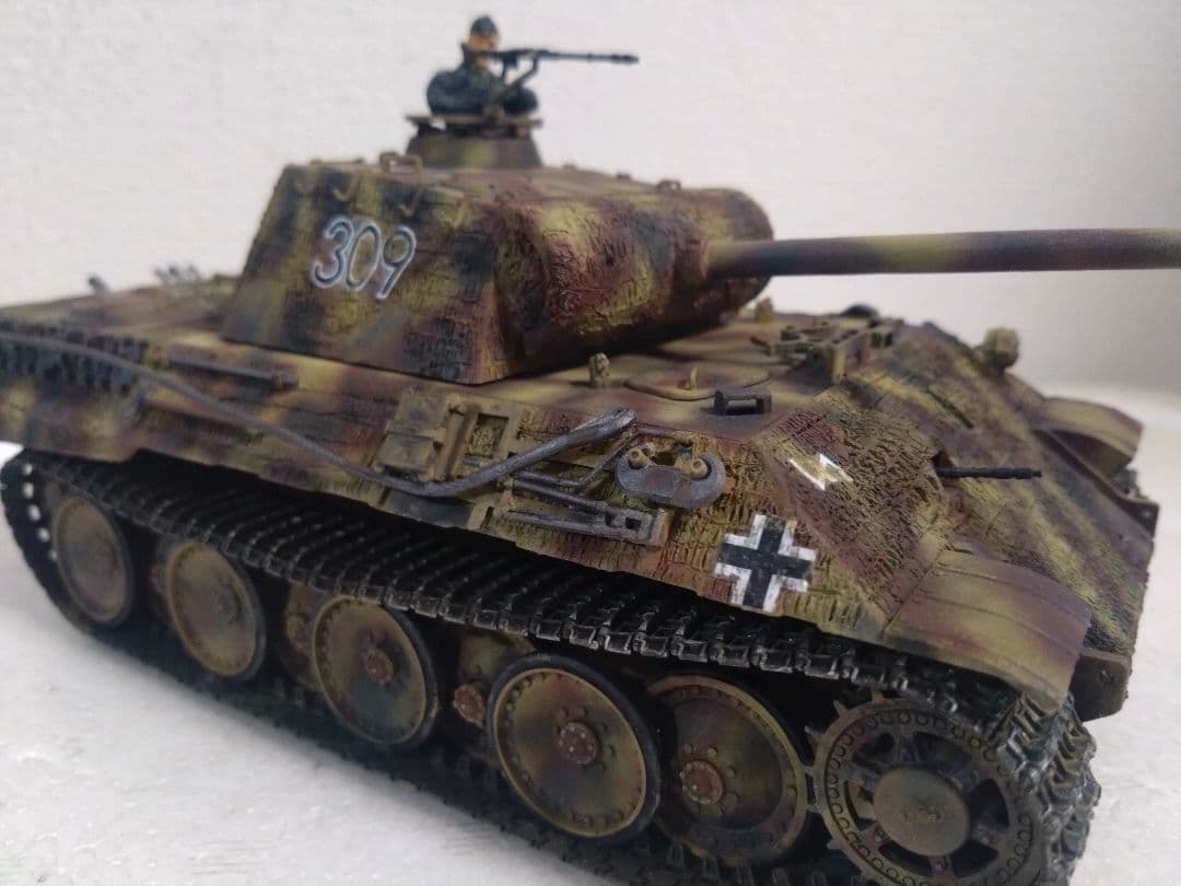 プラモデル戦車プラモデルタミヤ1/35パンサーＡ型中戦車完成品