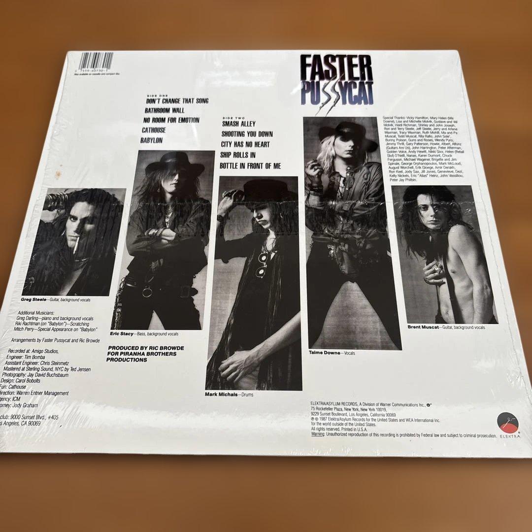 洋楽 Faster Pussycat 1st LP
