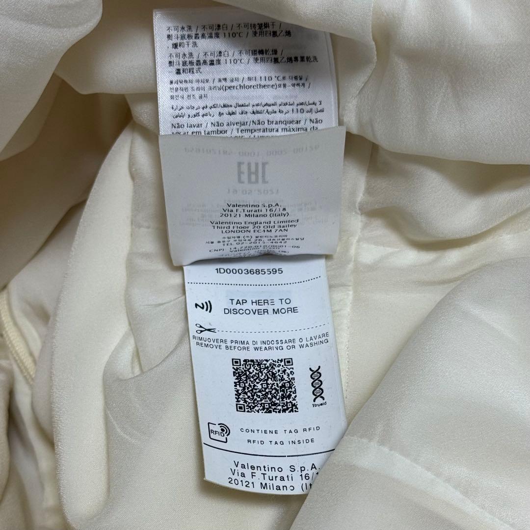 ゆず ほぼ新品 VALENTINO フリル ドレス ミニワンピース