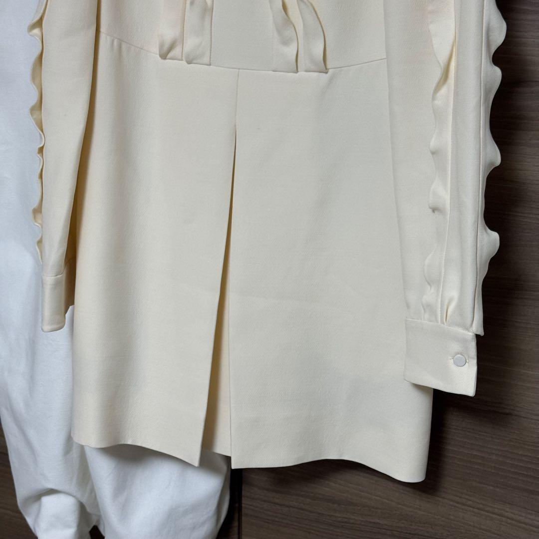 ゆず ほぼ新品 VALENTINO フリル ドレス ミニワンピース