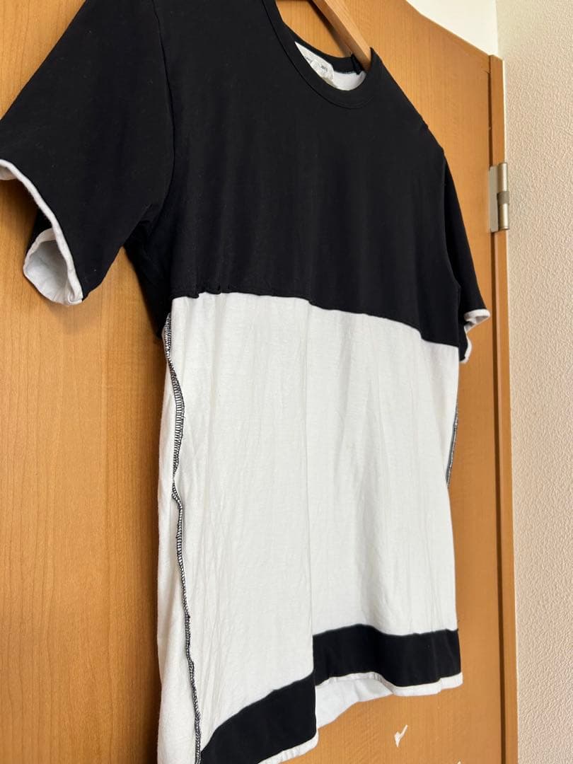 comme des garcons shirt Tシャツ 切り替え　ギャルソン