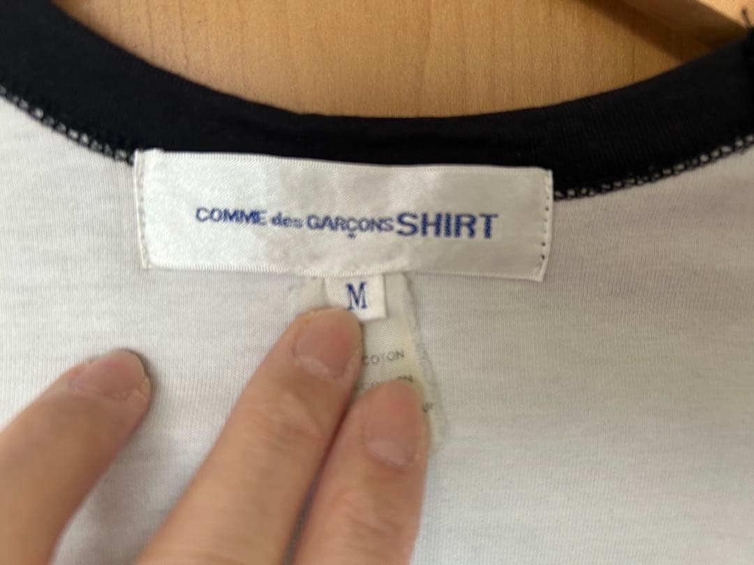 comme des garcons shirt Tシャツ 切り替え　ギャルソン