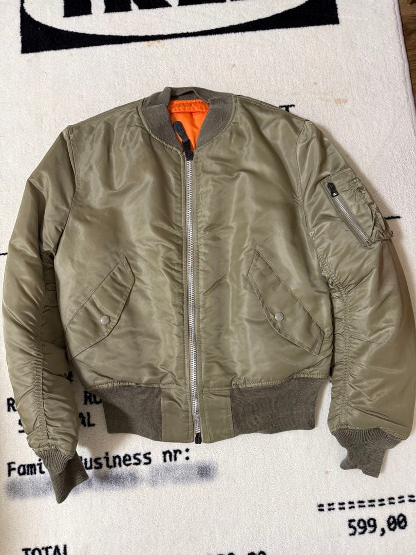 ALPHA INDUSTRIES MA-1 ミリタリー ジャケット Kanye