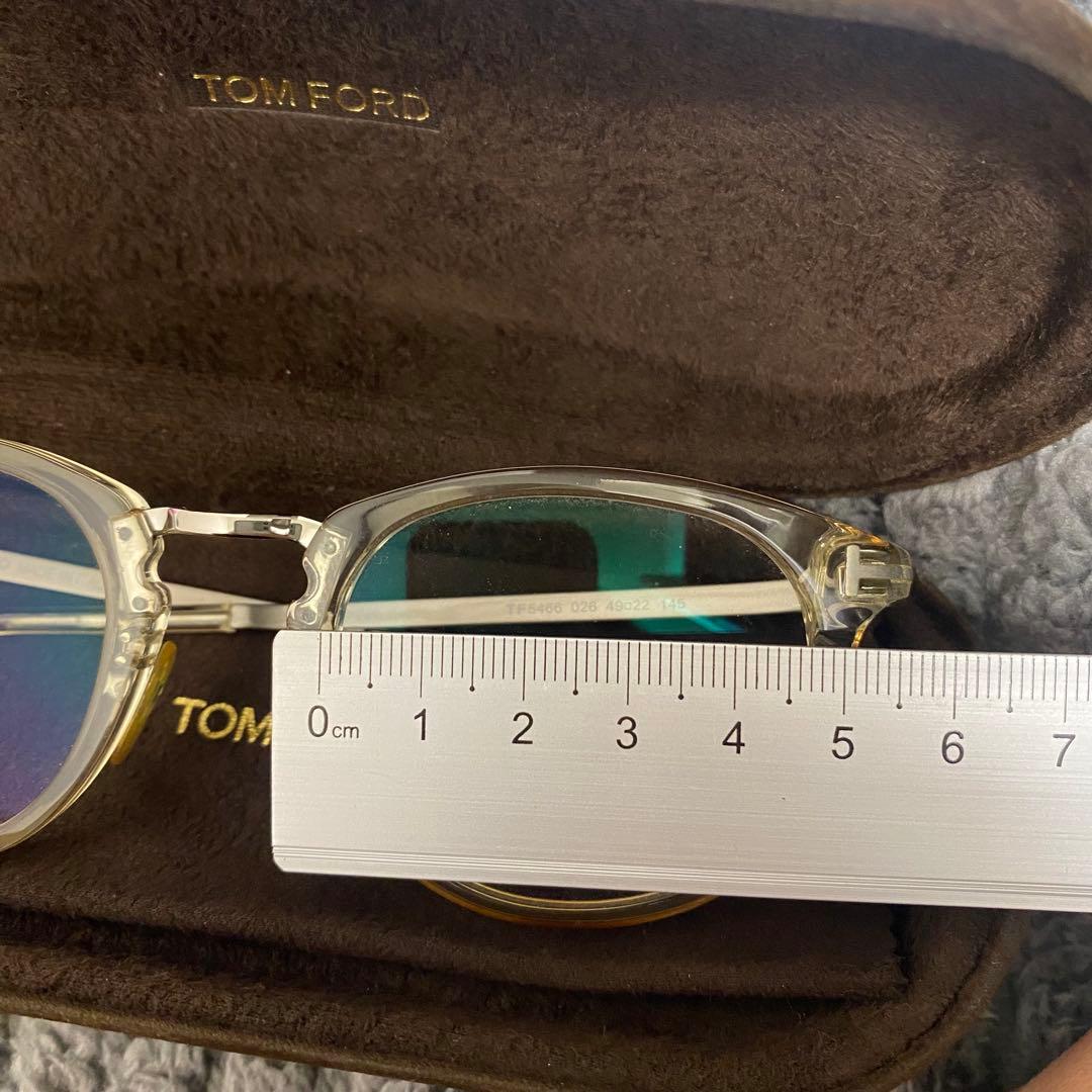 TOM FORD クリアフレーム サングラス