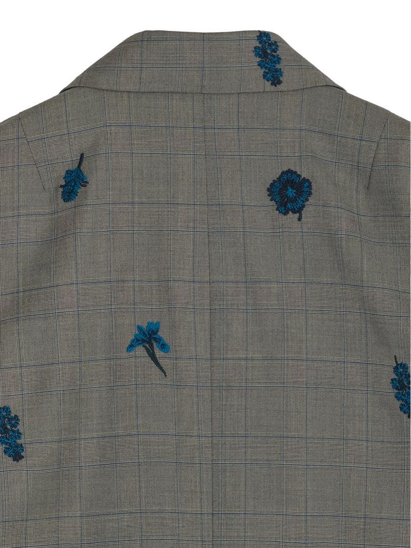 ジャケット・アウター Ameri CHECK FLOWER PAPA JACKET