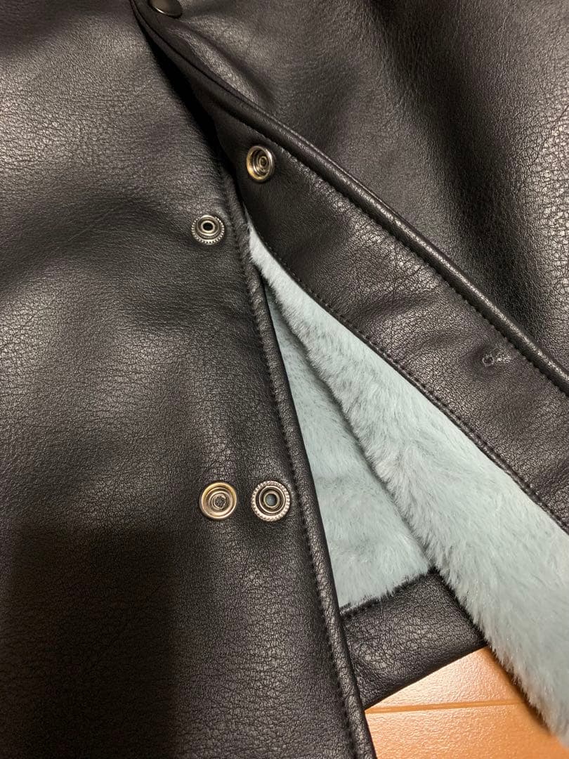 キムタク着 ROLLER FAKE LEATHER COACHJACKET