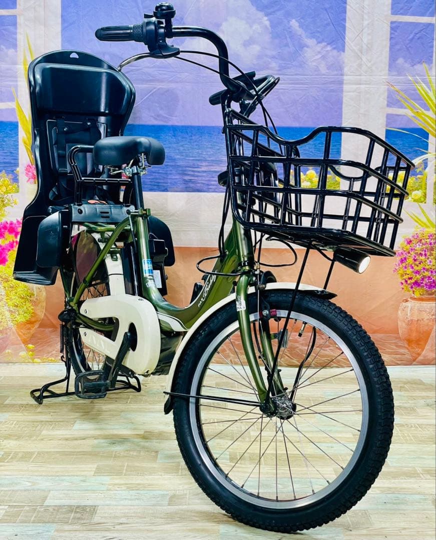 人気モデル！パスバビー12AH⭐️ヤマハ子供乗せ電動アシスト自転車Y3558