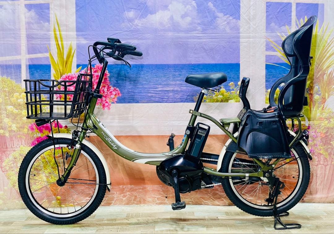 人気モデル！パスバビー12AH⭐️ヤマハ子供乗せ電動アシスト自転車Y3558