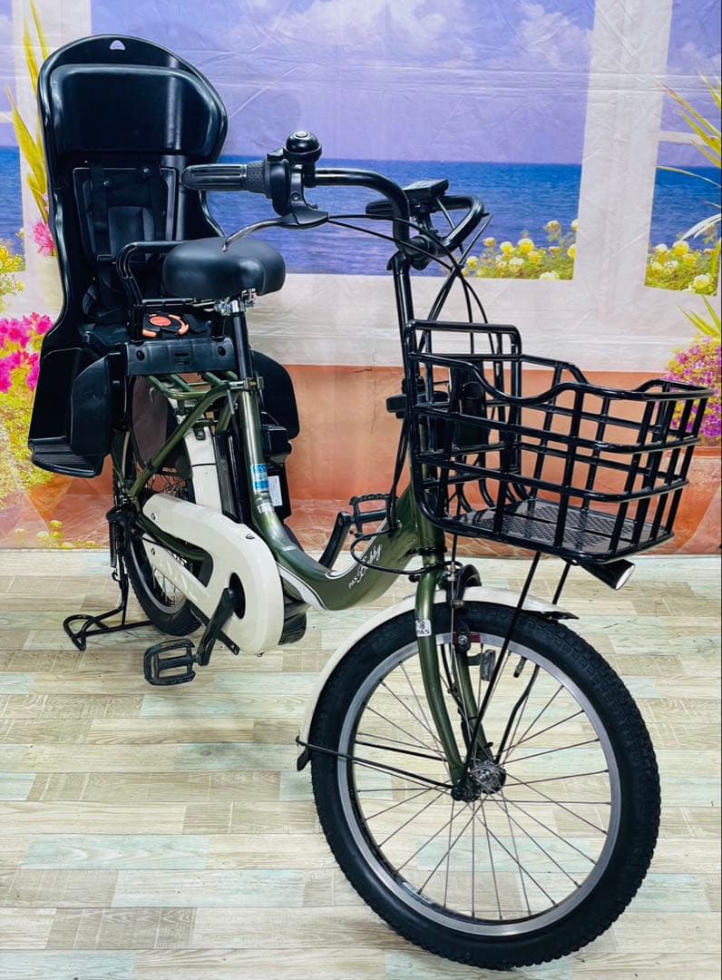 人気モデル！パスバビー12AH⭐️ヤマハ子供乗せ電動アシスト自転車Y3558