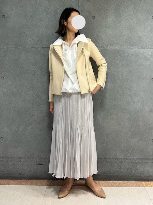 美品 トゥモローランド ボールジィ 2,6万円 上品プリーツスカート グレー D
