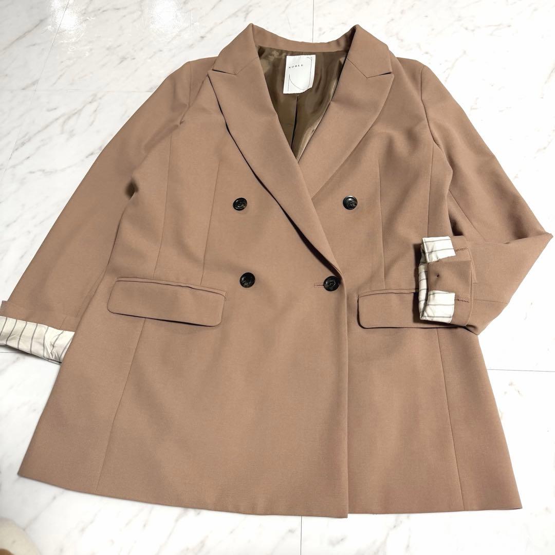 【美品】完売品✨️ノーブル ナローピークドジャケット ゆったり