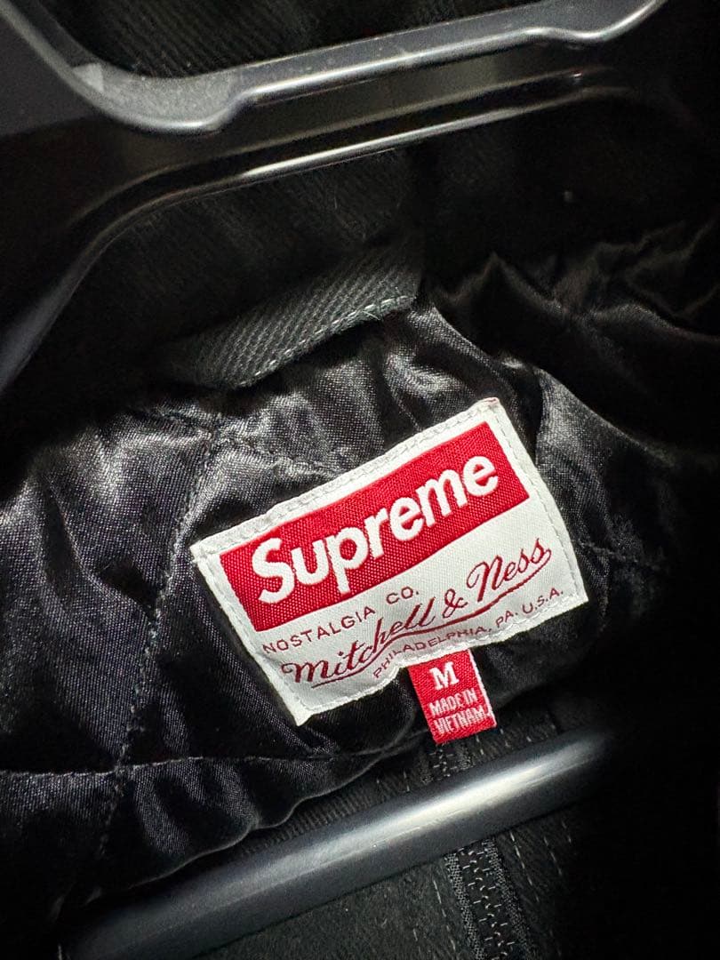 ジャケット・アウター Supreme Mitchell & Ness Stadium Jacket M