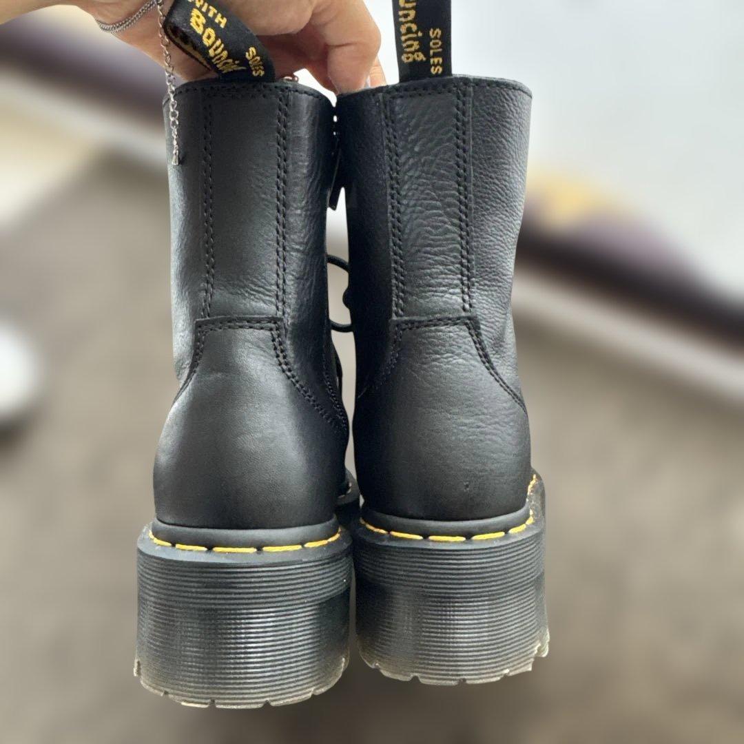 超美品　Dr.Martens 厚底 マット ブラックEU38