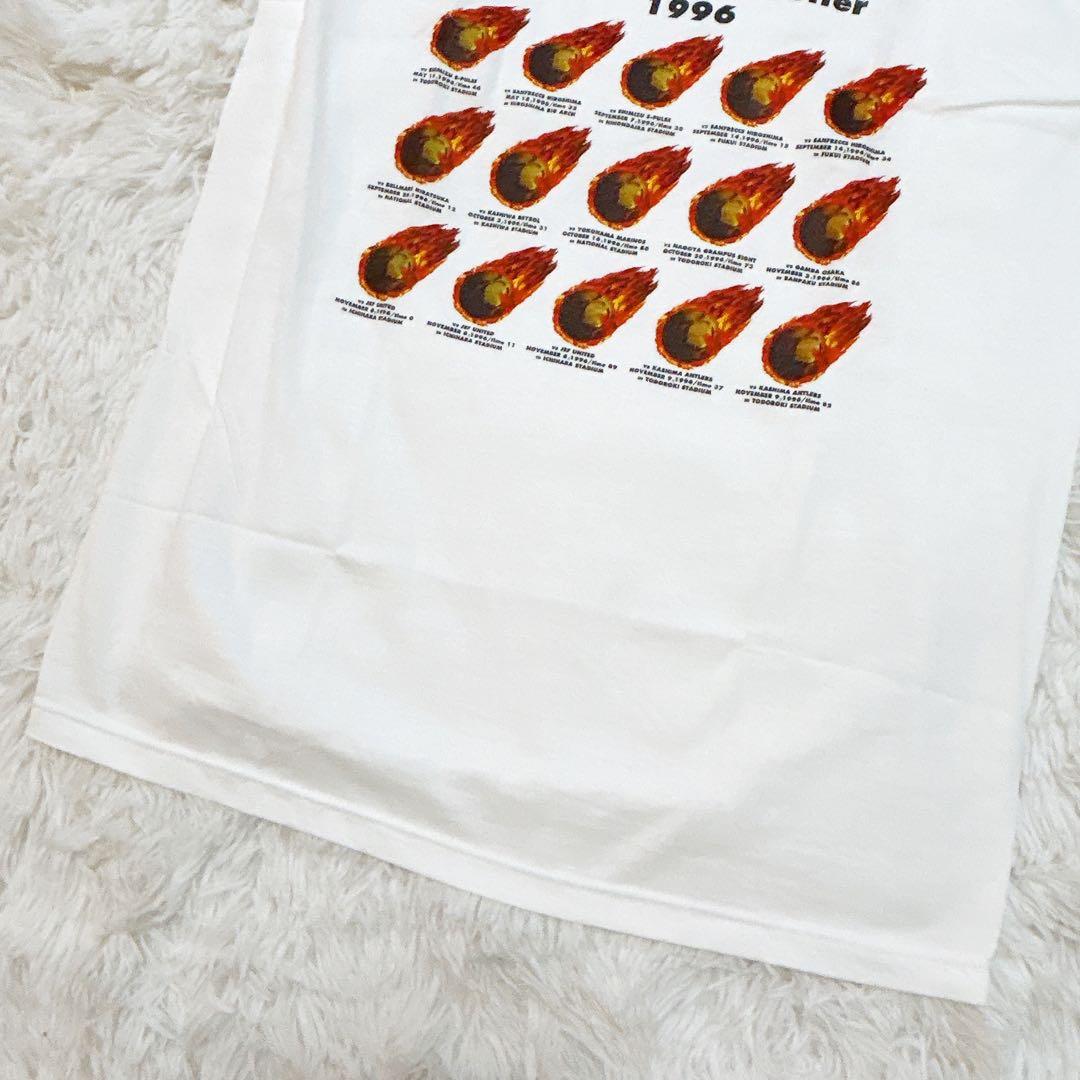 【レア】新品タグ付き 三浦知良 Tシャツ Jリーグ 90年代 KAZU 半袖 白