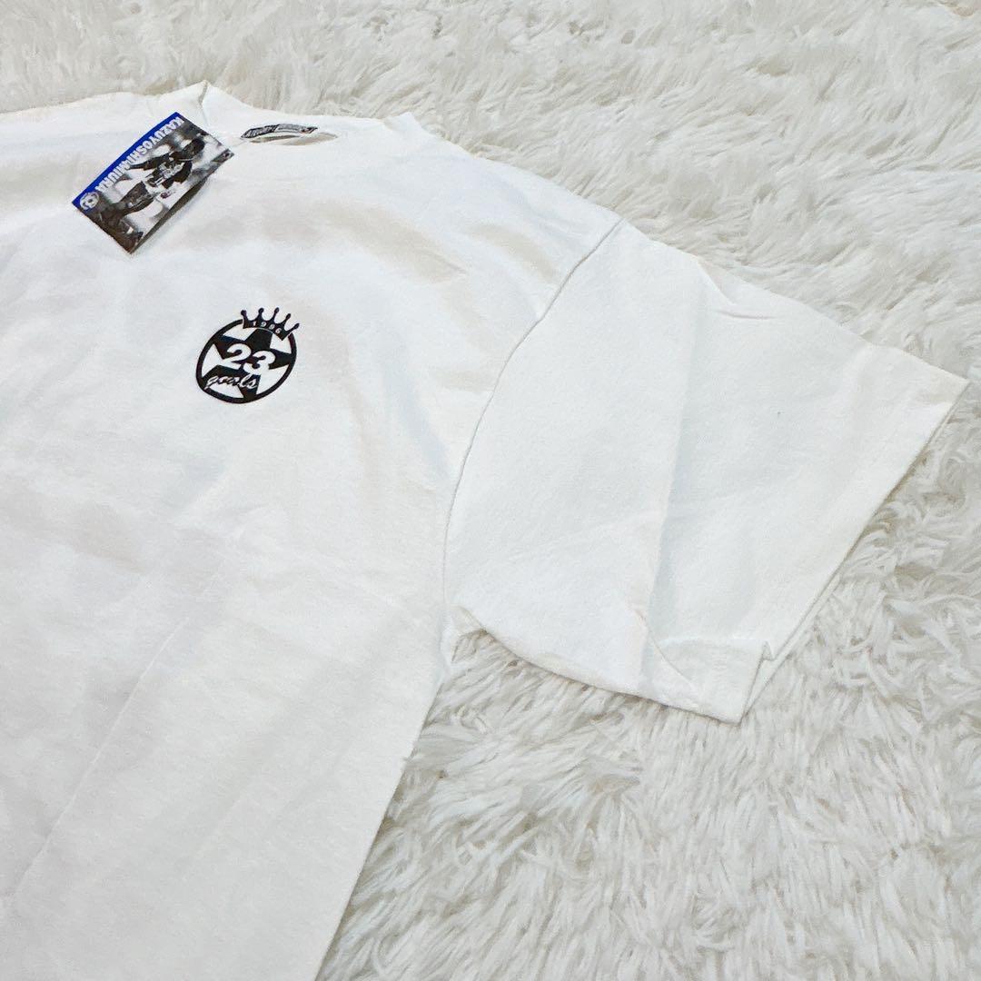 【レア】新品タグ付き 三浦知良 Tシャツ Jリーグ 90年代 KAZU 半袖 白